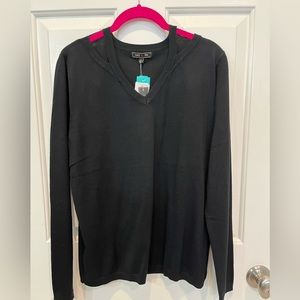 NEW Lety & Me Octavia sweater, black size L